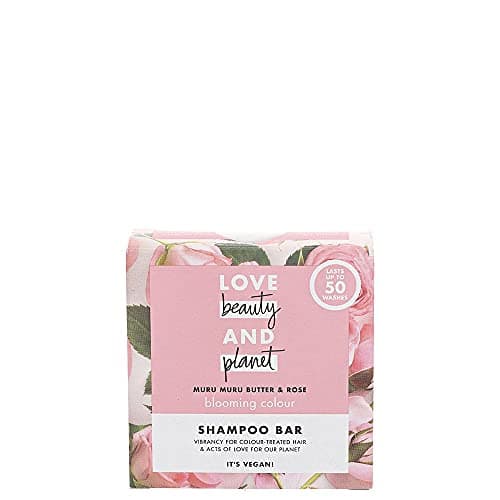 Image of Love Beauty And Planet Muru Muru Butter and Rose Blooming Colour Hydrating and Moisturising Vegan Shampoo Bar 90 g
