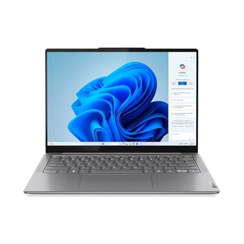 Image of Lenovo Yoga Slim 7 14IMH9 14" Laptop | Full HD+ 16:10 Display | Intel Core Ultra 7 155H | 16GB LPDDR5x-7467MHz RAM | 1TB M.2 NVMe SSD | Windows 11 Home | Luna Grey