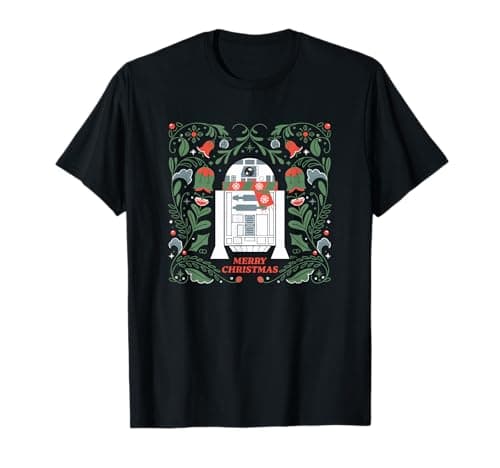 Image of Star Wars R2D2 Merry Christmas T-Shirt