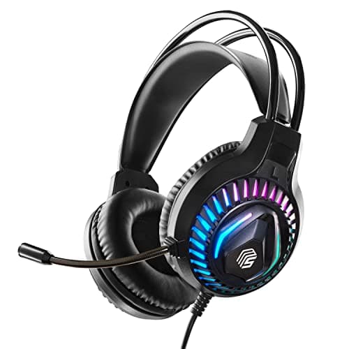 Image of Music Sound | Predator gaming headset with integrated RGB lighting - integrated microphone - adjustable headband