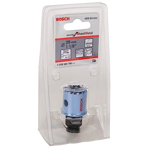 Image of Bosch Professional Hole Saw Special for Sheet Metal (for Stainless and Steel Sheets, Ø 29 mm, Accessories for Drills)