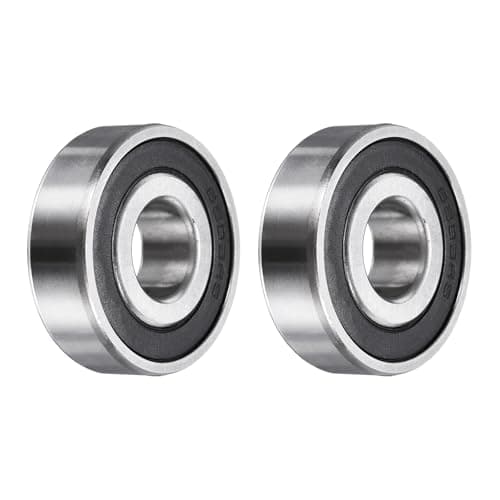 Image of sourcing map 2Pcs 154012-2RS Non-Standard Ball Bearings 15mm ID x 40mm OD x 12mm Thickness Bearings Double Rubber Sealed Chrome Steel Bearing for Industrial Machinery