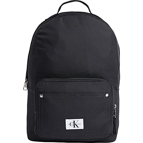 Image of Calvin Klein leisure backpack laptop backpack with laptop compartment Denim Collection Backpack Black