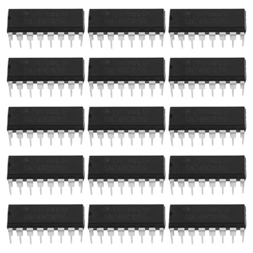 Image of VGOL 25Pcs DIP16 IC 8BIT Parallel-In/Serial-Out Shift Register 16 Pin Computer Through Hole Devices SN74HC165N Black for Communication Equipment Instruments