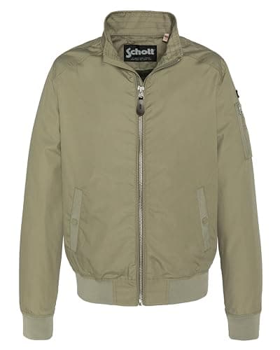 Image of Schott NYC Kenny Men's Jacket, Sage Khaki, L