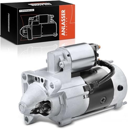 Image of Frankberg Starter Motor Compatible with Movano J9 F9 E9 U9 2.5L 2.8L 1998-2001 Master II JD FD ED HD UD 2.5L 2.8L 1998-2001 Replace# M2T87671