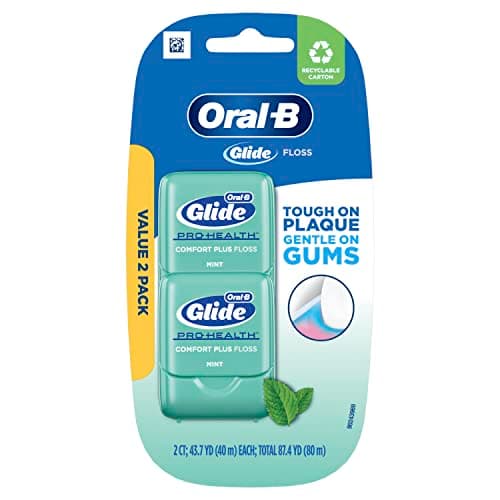 Image of Oral-B Glide Pro-Health Comfort Plus Mint Flavor Floss, 43-7yd (40m), 2 Count
