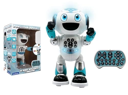 Image of Lexibook Powerman Advance-Remote Control Robot, Interactive Toy Kids, Walk, Dance, Play Music, Make and Tell Stories, Educational Contests, Programmable Stem