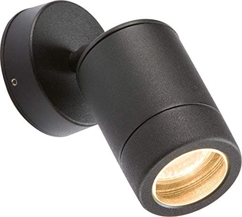 Image of Knightsbridge GU10 WALL3LBK Black Adjustable Wall Light