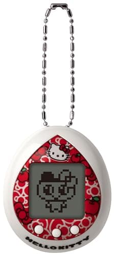 Image of TAMAGOTCHI Nano Hello Kitty 50th Anniversary Red Shell | 4cm Red Hello Kitty Virtual Pet Handheld Games Machine | Raise An Electronic Cyber Pet With Hello Kitty's Help With This Sanrio Toy