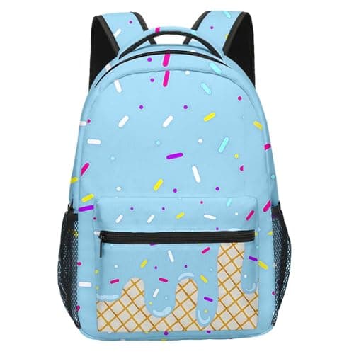 Image of Generisch 2026 Blue Ice Backpack for Kids Adults School Backpack 5-15 Years Old, blue, One Size