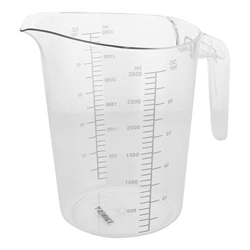 Image of Sunnex Stackable Measuring Jug 3L Clear Polycarbonate Durable Kitchen Tool Plastic Utensils