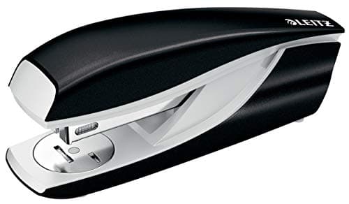 Image of Leitz Stapler, 30 Sheet Capacity, Ergonomic Metal Body, Includes Staples, WOW Range, 55021001 - Black