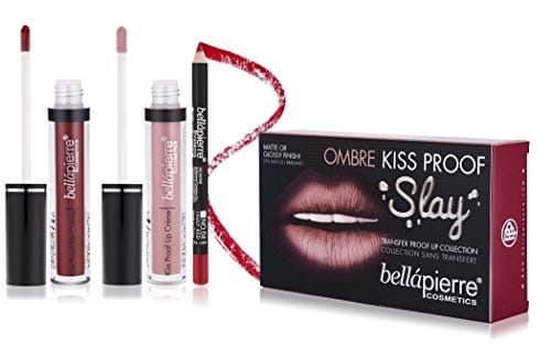 Image of bellapierre Cosmetics Kiss Proof Slay Lip Kit 40's Red Matte Finish