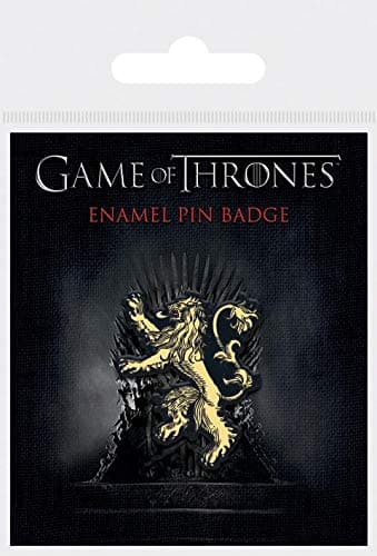 Image of Game of Thrones Enamel Pin Badge (Lannister Design) 3cm x 2.5cm - Official Merchandise