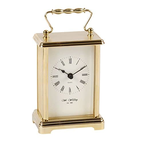 Image of Widdop and Bingham Gold finish Carriage Clock by Widdop