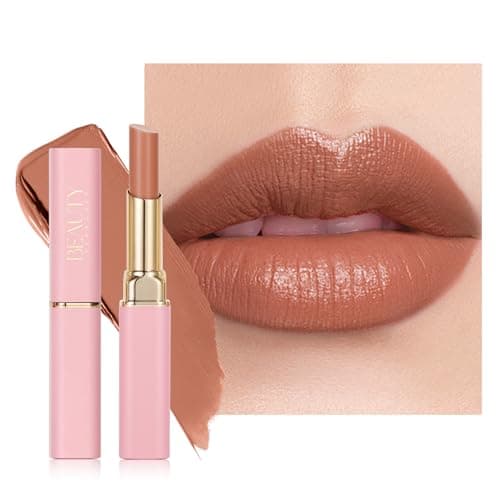 Image of Super Lustrous Matte Lipstick, Super Moisturizing Tinted Lip Balm, Ultra-Rich Color, Natural Cream Gloss Finish for Dry Lip Care #1