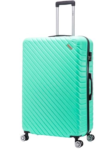 Image of FLYMAX 24" Medium Suitcase 4 Wheel Lightweight Luggage Hard Shell ABS Travel Case Hold Check in Fits 15kg - 20kg Medium Size + 3 Digit Lock + Telescopic Handle 67 Litre Capacity