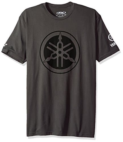 Image of Factory Effex 16-88292 'Yamaha' Tuning Fork T-Shirt (Charcoal, Large)