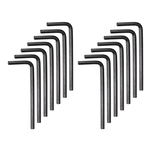 Image of sourcing map 30pcs Hex Key Wrench 4mm Metric CR-V L Shaped Hexagon Head Repairing Tool
