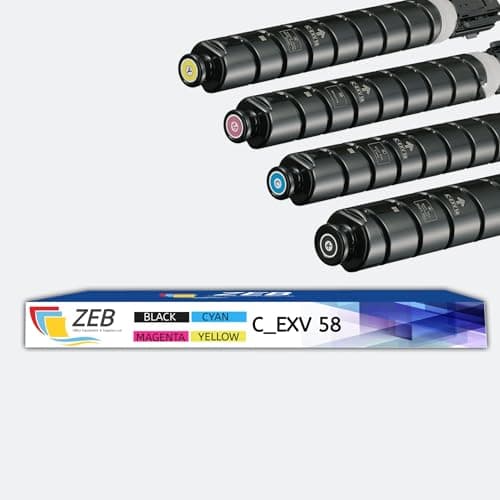 Image of Compatible for Canon C-EXV58 Toner Cartridge Work for ImageRUNNER ADVANCE C5840 C5850 C5860 C5870 DX C5840i C5850i C5860i C5870i Printer C-EXV 58 CEXV58 BK,C,M,Y (yellow)