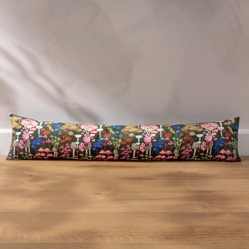 Image of furn. Amanita Mushroom Abstract Draught Excluder, Green
