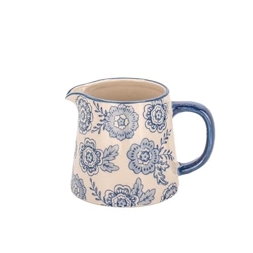 Image of Sass & Belle Blue Willow Milk Jug - Decorative Tableware Accessory for Coffee Serving Small Milk Jug Styling Traditional Pattern Design for Home Decor Kitchen Accessories and Thoughtful House Gifts