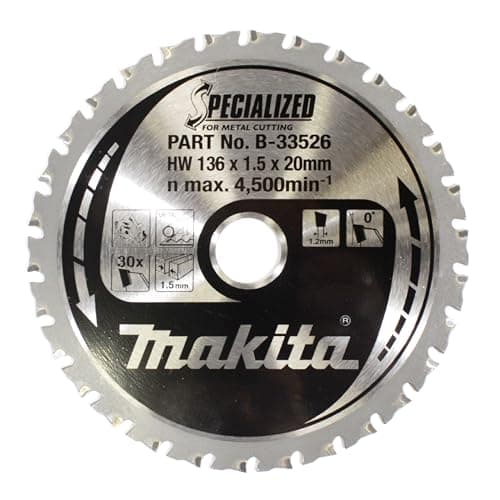 Image of Makita B-33526 Specialized Blade for Cordless Saws 136x20x30T
