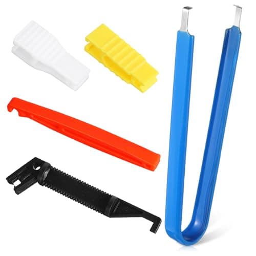 Image of 5 Pcs Fuse Puller, 5 Sizes Automotive Fuse Puller Tool, Plastic Fuses Removal Tools for Car Motorcycle Truck Fuses Replacement