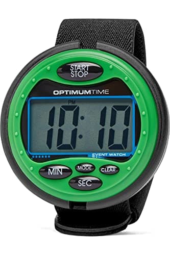 Image of Optimum Time OE Series 3 Equestrian Event Watch - Green - Unisex - Countdown from programmable time with alarm at zero