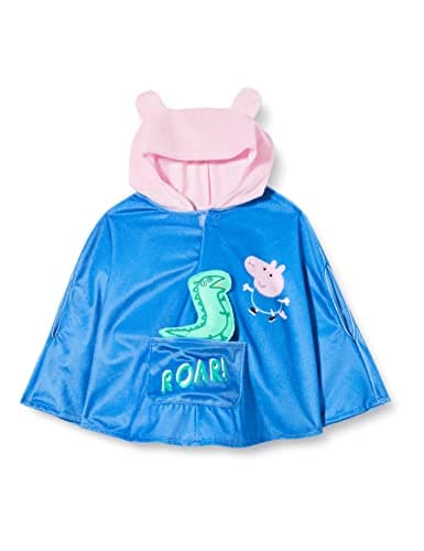 Image of Amscan 9905933 Child Boys Official Peppa Pig Licensed George Cape Fancy Dress Costume (2-3 years)