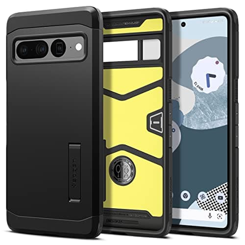 Image of Spigen Tough Armor Case Compatible with Google Pixel 7 Pro - Black
