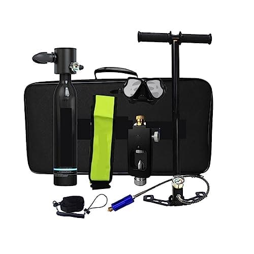 Image of Compact Diving Lungs - Portable Mini Diving Tank 0.5L for Safe Exploration - Safer Oxygen Cylinder Rebreather for Dive Gear - Enhanced Underwater Experience