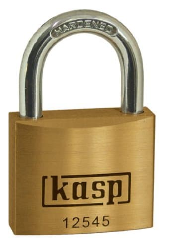 Image of Kasp 125 Premium Brass Padlock - 45 Millimeters