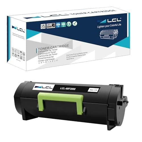 Image of LCL Toner Cartridge 60F2000 60F000G 600G 602 2500pages (1 Black) Compatible for Lexmark MX310 MX410 MX410de MX310dn MX511dte MX510 MX510de MX511dhe MX511de MX610 MX610dw MX611dhe MX611de MX611dte