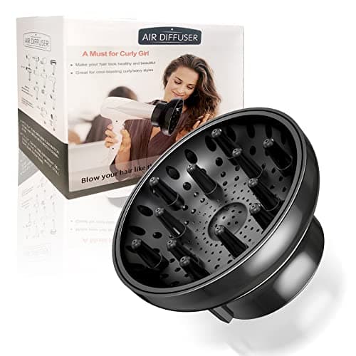 Image of Hair Dryer Diffuser Attachment Universal Adjustable Professional Salon Tool for Curly Hair Fits Most Kinds of Blow Dryer Diameter 4.3-6.5CM