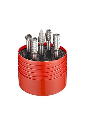 Image of Dormer Rotary Burr Set of 5 Pieces, Various Sizes and Shapes