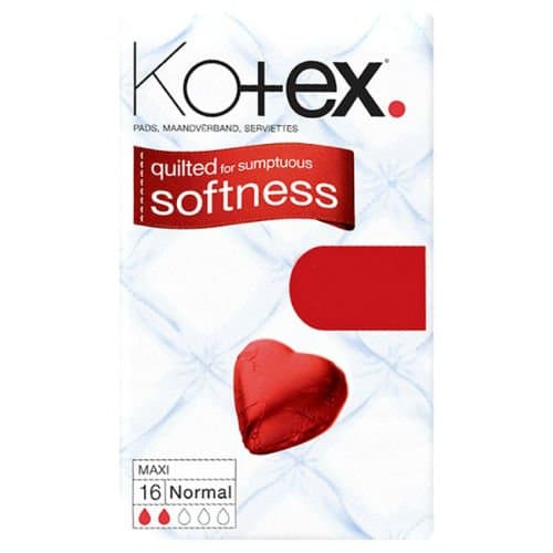 Image of Kotex Maxi Normal Sanitary Towels 4x16 Pack