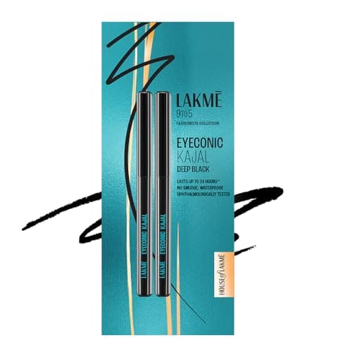 Image of LAKMÉ Eyeconic Kajal - Twin Pack - 0.35g + 0.35g - Black