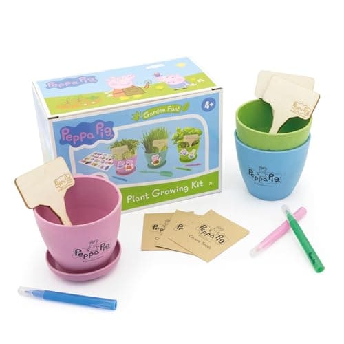Image of Peppa Pig Plant Growing Kit, Blue and Green