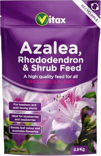 Image of ASA® Azalea, Rhododendron & Shrub Feed for Healthier & Acid Loving Plants Boosts All Ericaceous Plants Garden Care Fertiliser 0.9kg Pouch