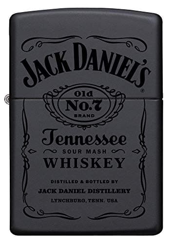 Image of Zippo 2003930 Lighter 60001369 Jack Daniel's Petrol Lighter, Brass, Black