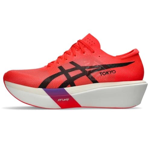 Image of ASICS Unisex METASPEED Sky Tokyo Running Shoes, Flash Red/Black, 11.5 Women/10 Men