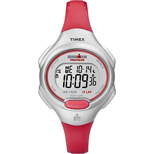Image of Timex Ironman Essential 10 Mid-Size Watch, Orange/Silver-Tone, One Size, Chronograph,Digital,Quartz Movement
