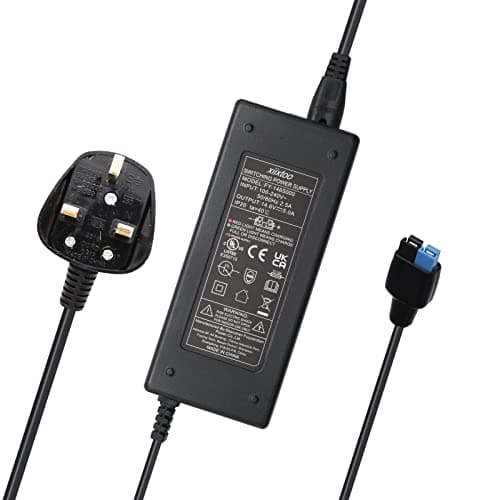 Image of xiixtoo 14.6 Volt 5 Amp Battery Charger for Motocaddy Golf Trolley 12.8v Lithium (LiFePo4) Batteries with Torberry/Anderson Blue/Black Connector