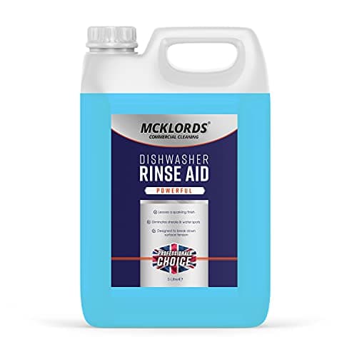 Image of McKLords Dishwasher Rinse Aid, 5 Litre, Blue