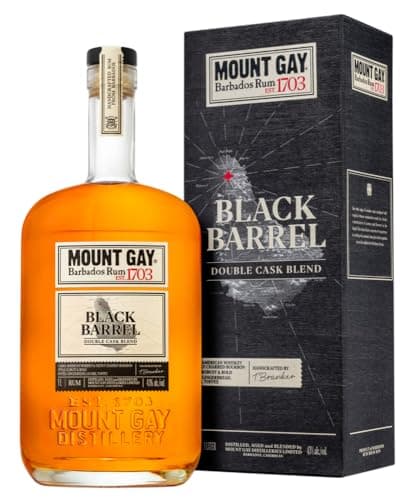 Image of Mount Gay Barbados Golden Rum, Black Barrel Double Cask Blend, 1L