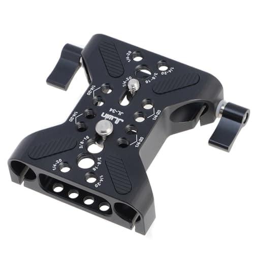 Image of Camera Quick Release Plate 15mm Tripod Mounting Clamp Tripod Head