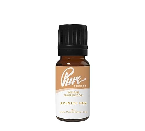 Image of Pure Scented 10ml Fragrance Oils - 1 x 10ml Suitable for Candles, Soaps, Slime, Diffusers, Cosmetics, Wax Melts, Designer (1 x 10ml, Kreed Aventos Her)