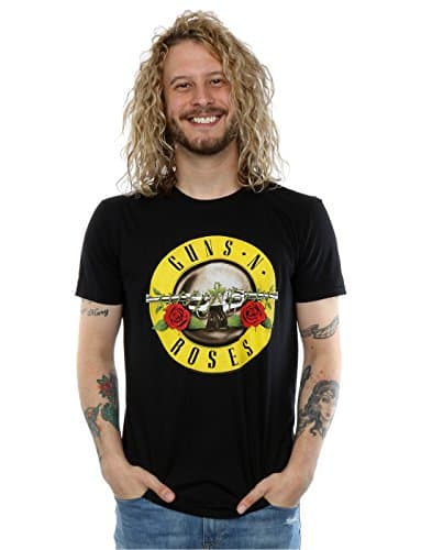 Image of Guns N Roses Men's Bullet Logo T-Shirt XX-Large Black